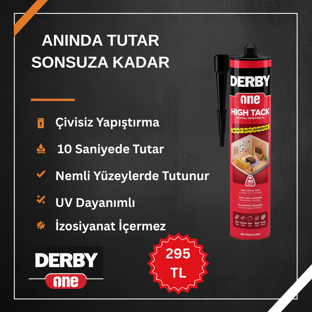 Derby One High Tack Beyaz 290ML