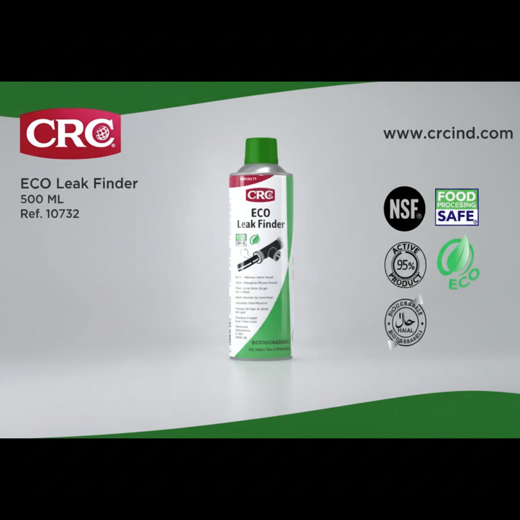 CRC Kaçak Arama Spreyi 500ML - 12 Adet (NSF Onaylı) Eco Leak Finder