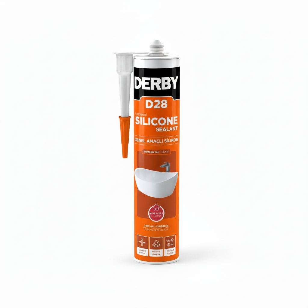 Derby D28 Şeffaf Silikon 280Gr